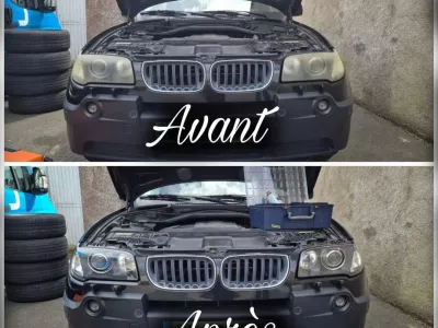 Rénovation optiques de phares BMW X3